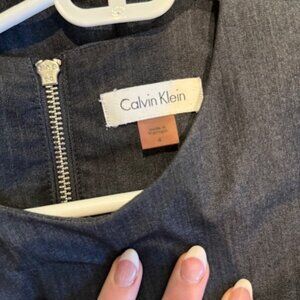 Calvin Klein Zip-up Sleeveless Dress